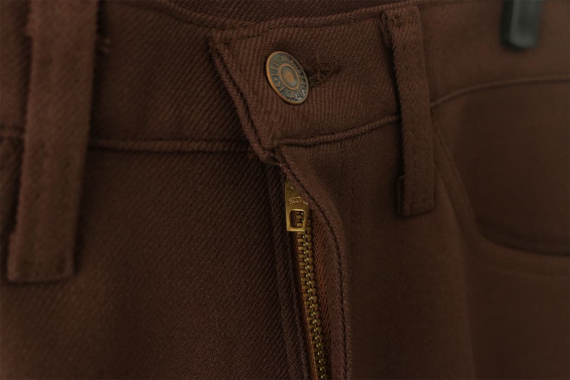 리바이스 517 브라운 스타프레스트 부츠컷 팬츠 상품이미지5