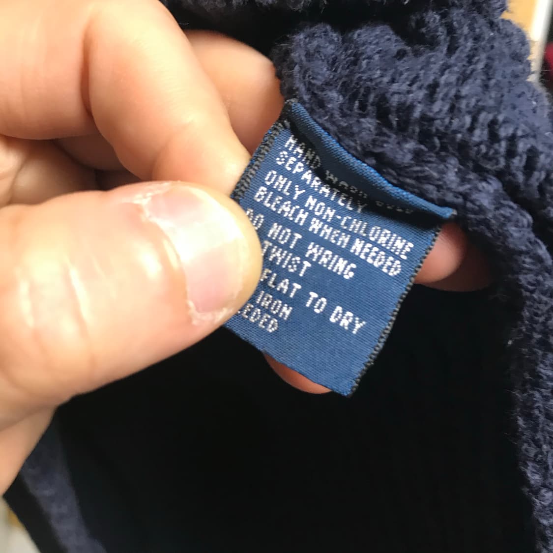 폴로랄프로렌 네이비 니트 상품이미지4