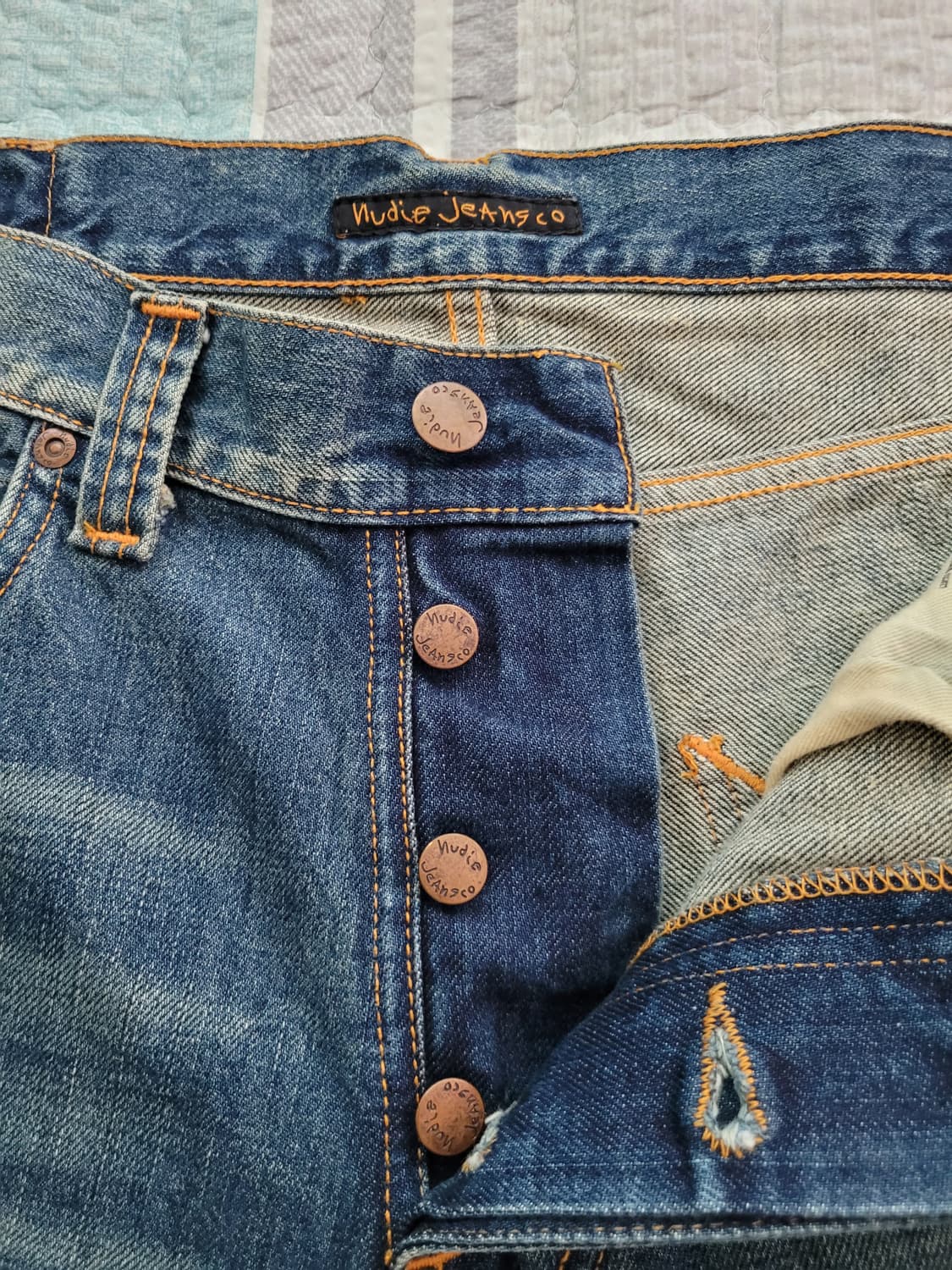 누디진 Nudie jeans 
스테디에디 마티아스레플리카 레귤러스트레이트 상품이미지5