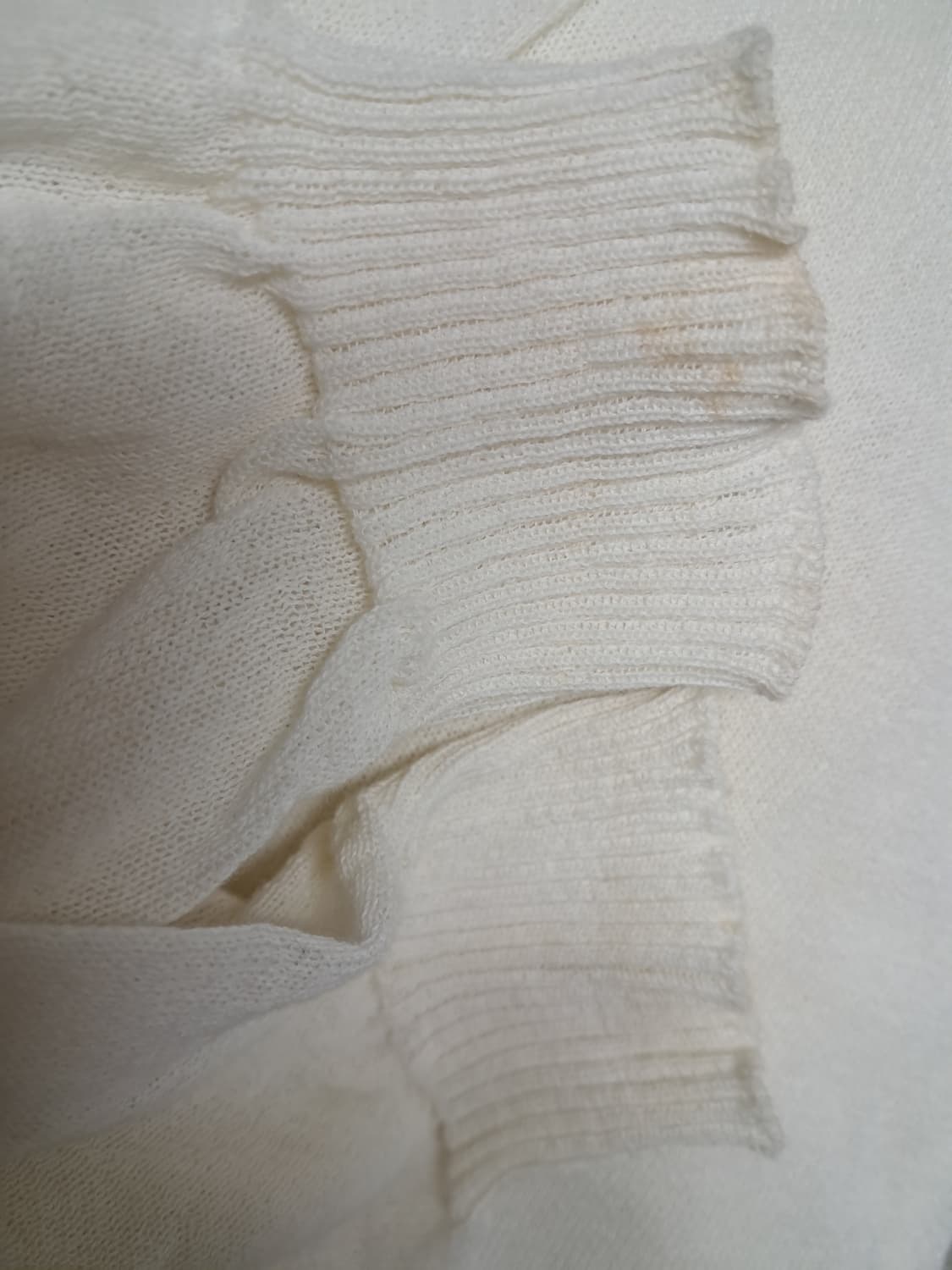 릭오웬스 아이보리 색상 니트  상품이미지8