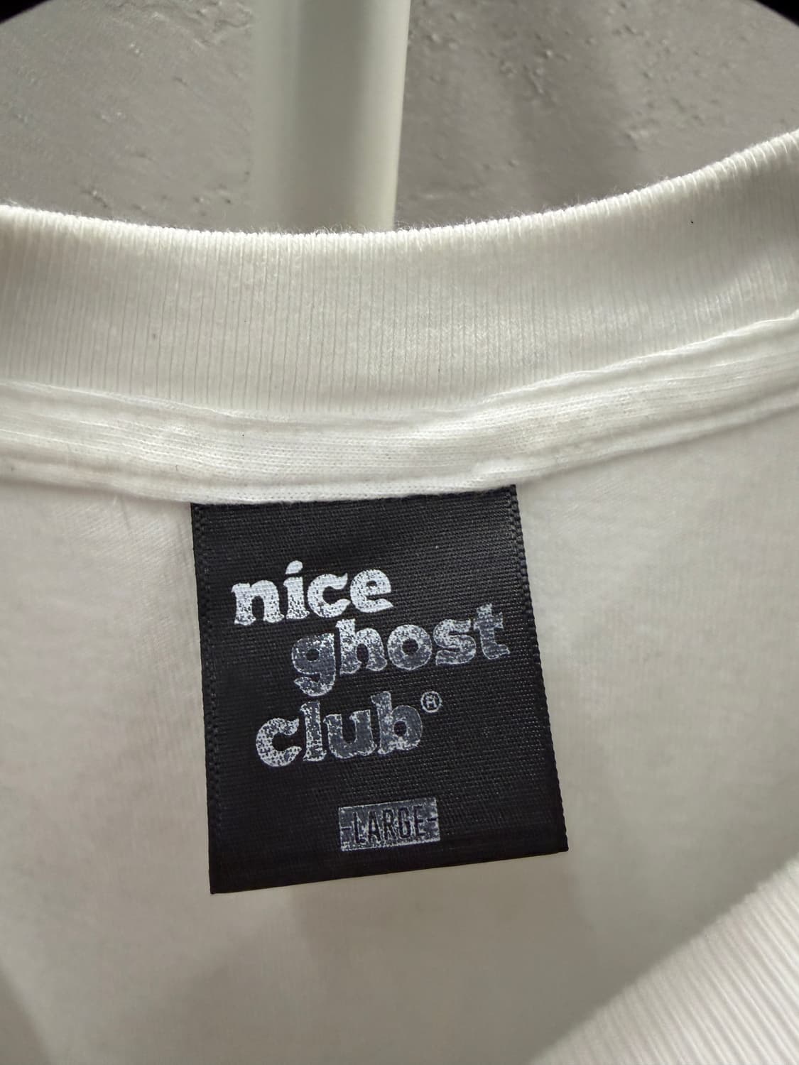 나이스 고스트 클럽 아이 드로잉 티셔츠 L 상품이미지3