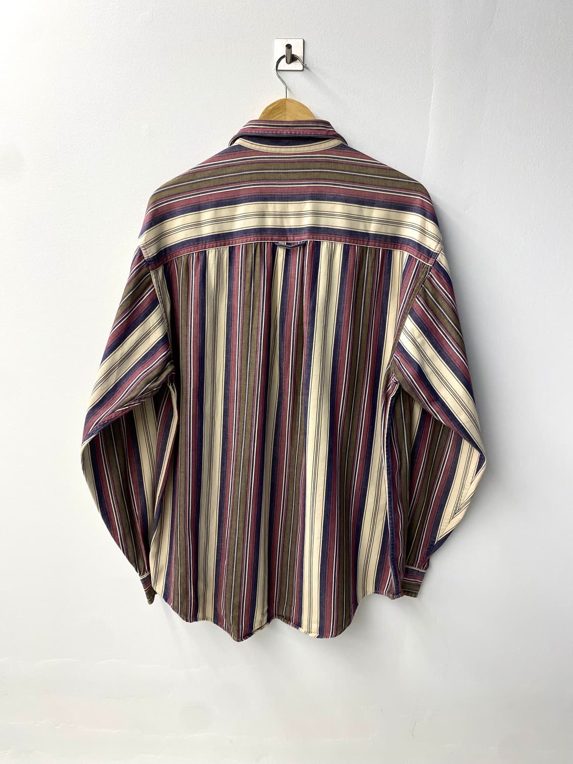 [L] 90s Eddie Bauer 에디바우어 스트라이프 트윌코튼 셔츠 상품이미지5