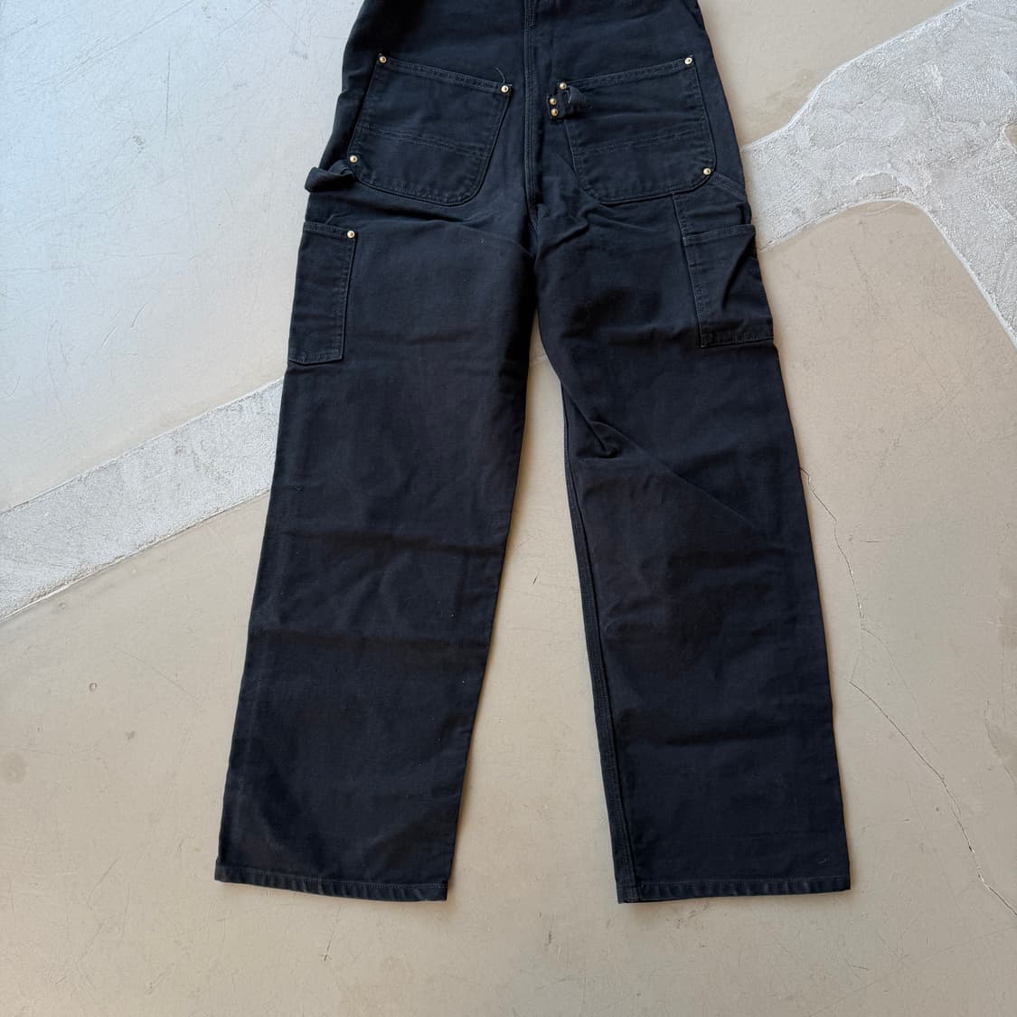 칼하트 덕 캔버스 더블니 오버롤 상품이미지6