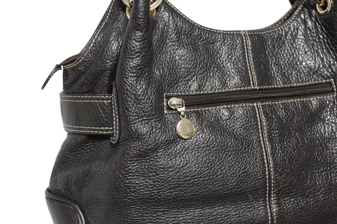 Early2000s BALENCIAGA 발렌시아가 더블 로고 레더 토트백 상품이미지3