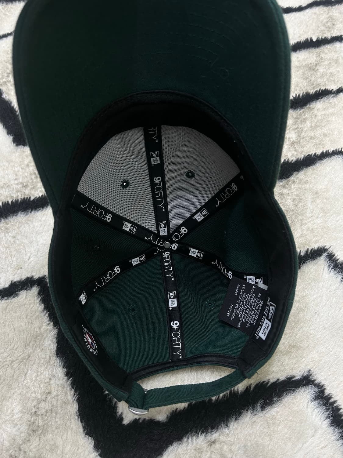 뉴에라 베이직 뉴욕양키스 볼캡/다크그린 상품이미지3