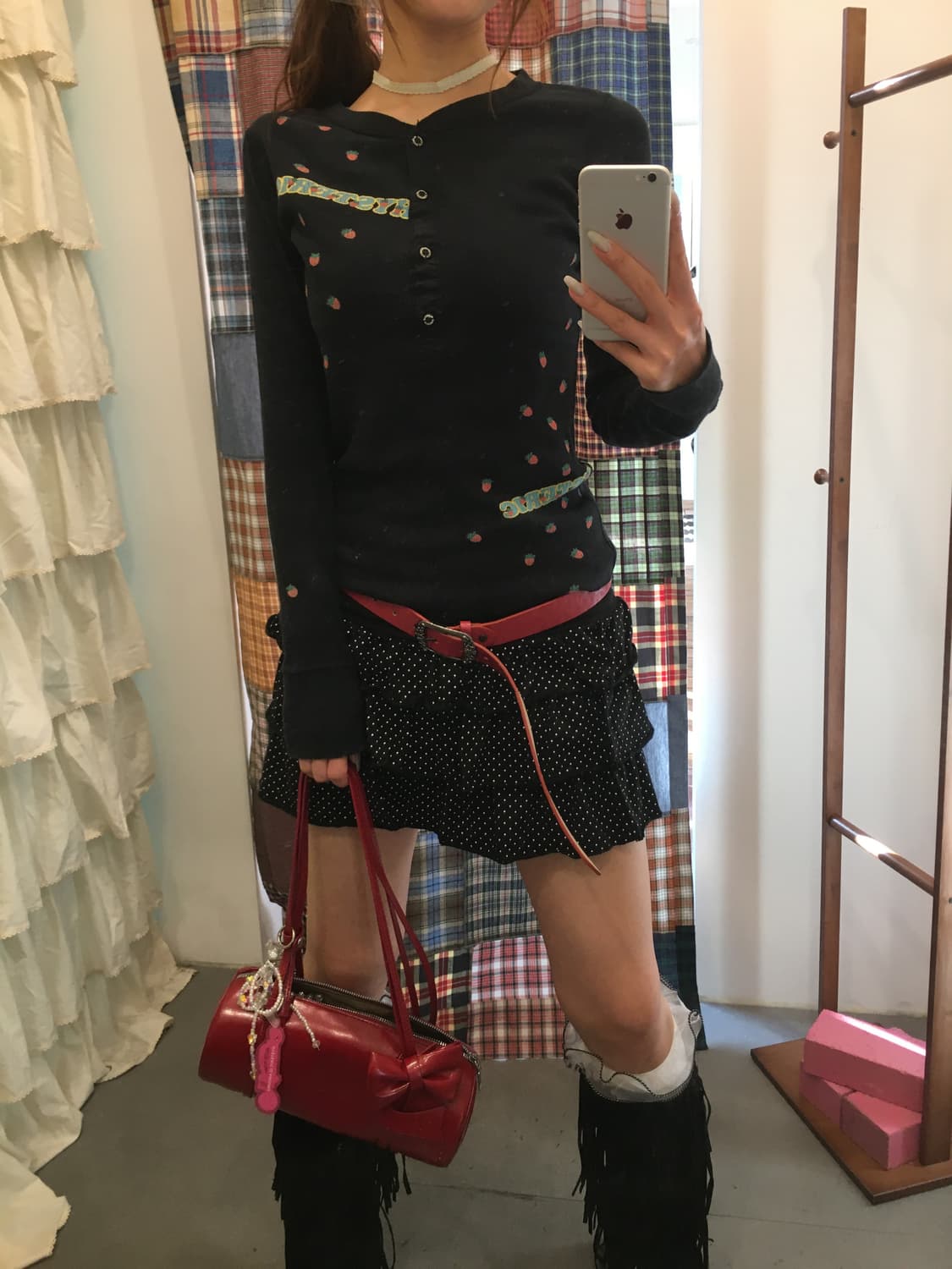 히스테릭 딸기 롱슬리브  상품이미지3