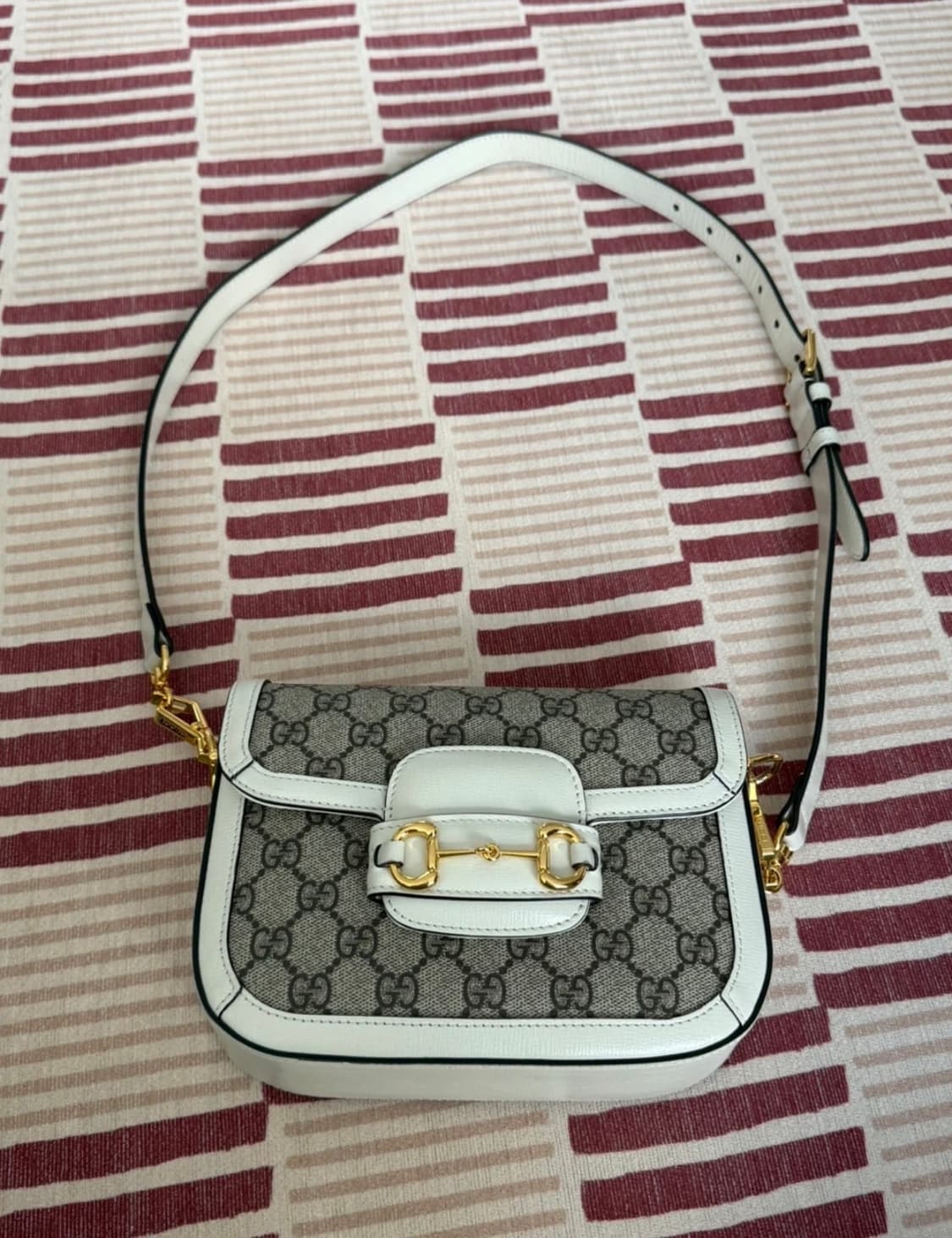 구찌 홀스빗 1955 미니 화이트 상품이미지1