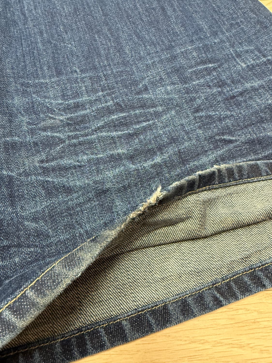 언더마이카 플레어 데님 인디고 블루 2사이즈 상품이미지5