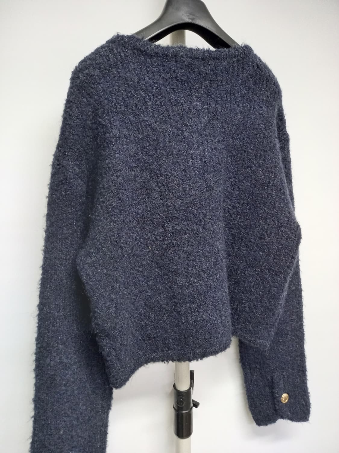 새 모어서울 몸빼 추동 울 혼방 숏 가디건 L.XL 66.77 상품이미지5