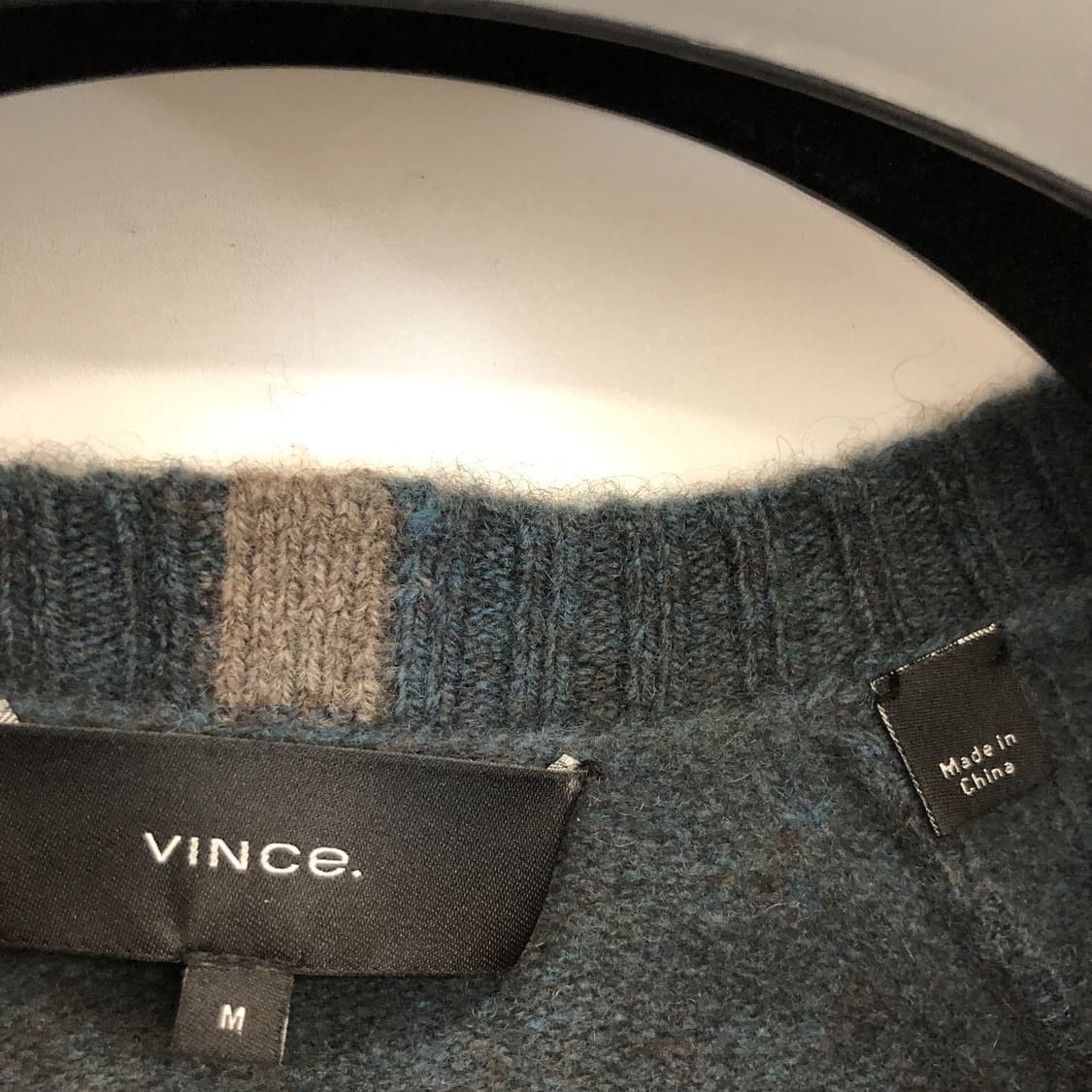 VINCE 빈스 메리노울 라운드 니트 M 상품이미지5