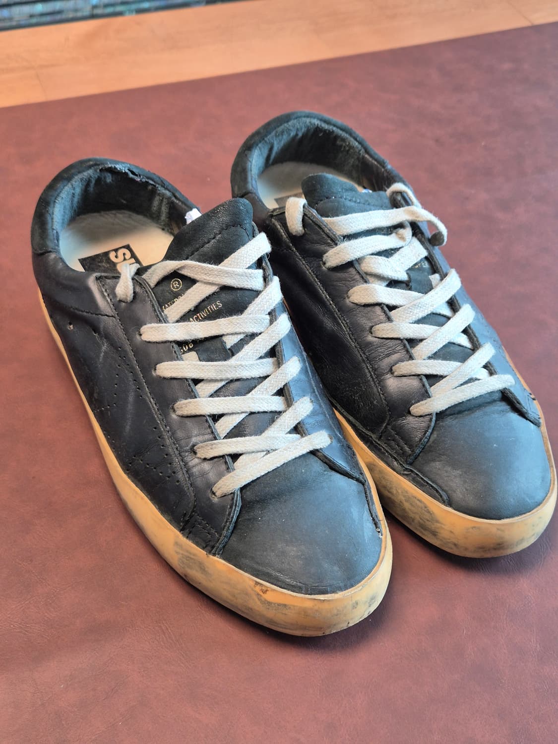 235-240(37) 정품 골든구스 올블랙  상품이미지5