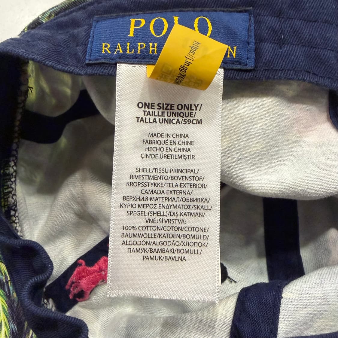 [59cm] 폴로 랄프로렌 야자수 플라밍고 볼캡 상품이미지7