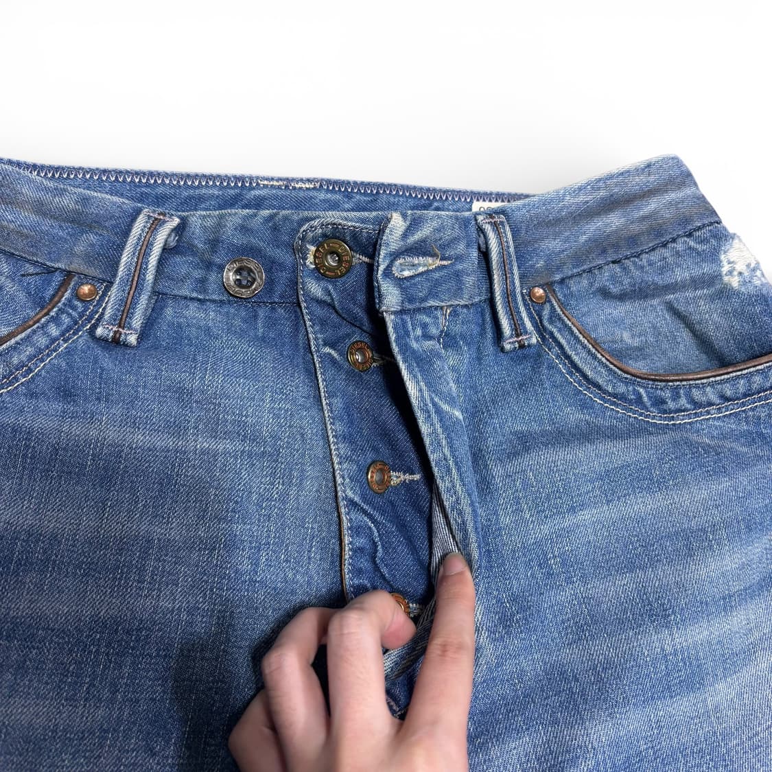 34 디젤 DIESEL  중청 워싱 데님팬츠 상품이미지3