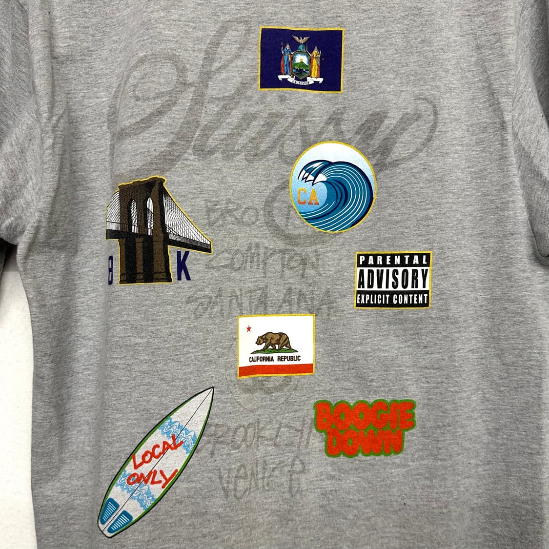 스투시 월드투어 플래그 티셔츠 상품이미지7