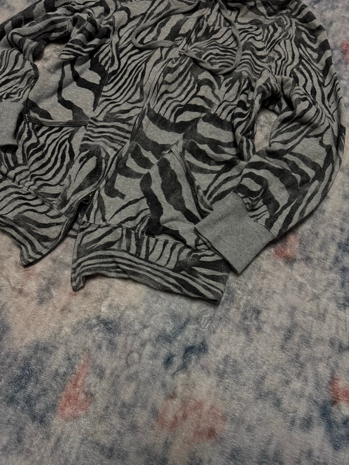 Heaven and earth bono neck zebra zip up 상품이미지6