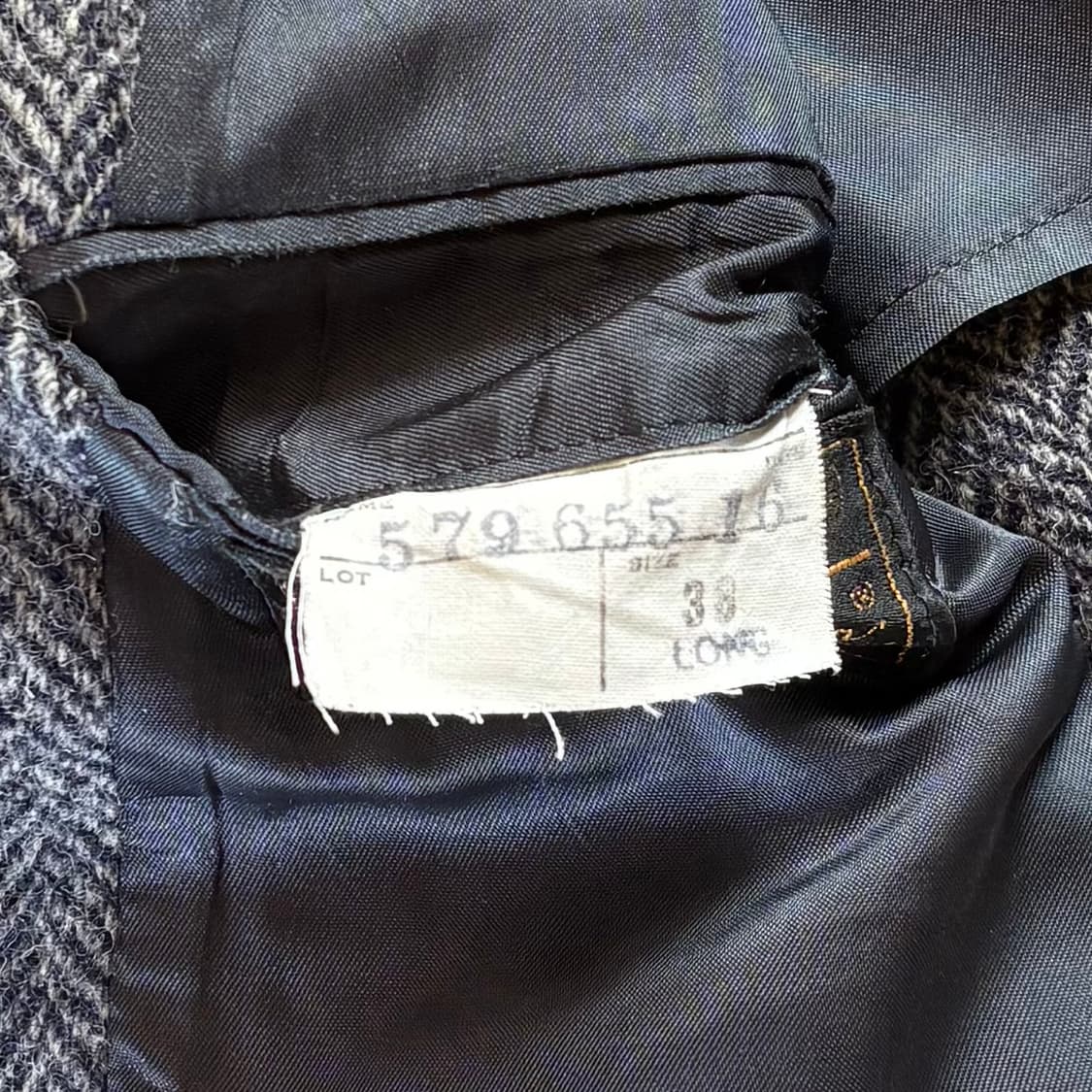 60s USA Eddie Bauer Harris Tweed 헤링본 자켓 상품이미지6