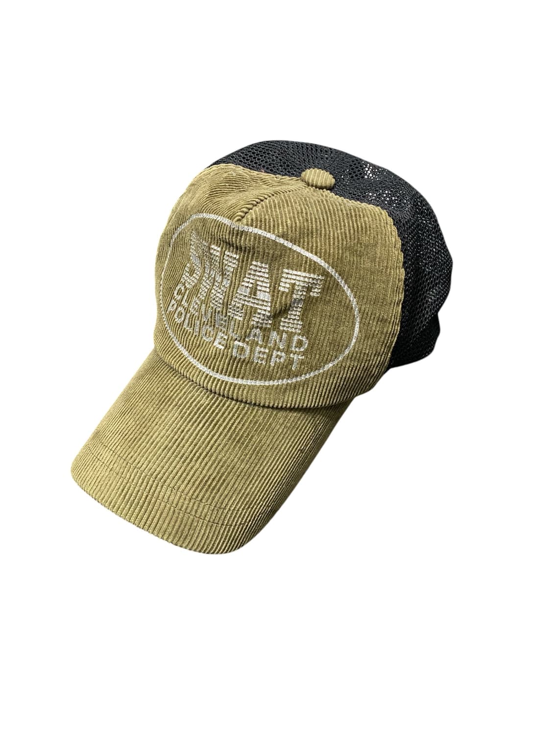 Japanese vtg 실버 레터링 코듀로이 트러커캡 상품이미지2