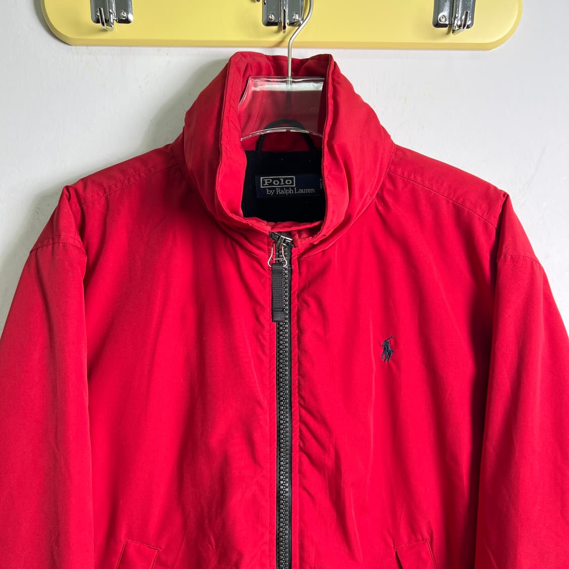 폴로 랄프로렌 레드 폴리쉘 페리 자켓 M 상품이미지4