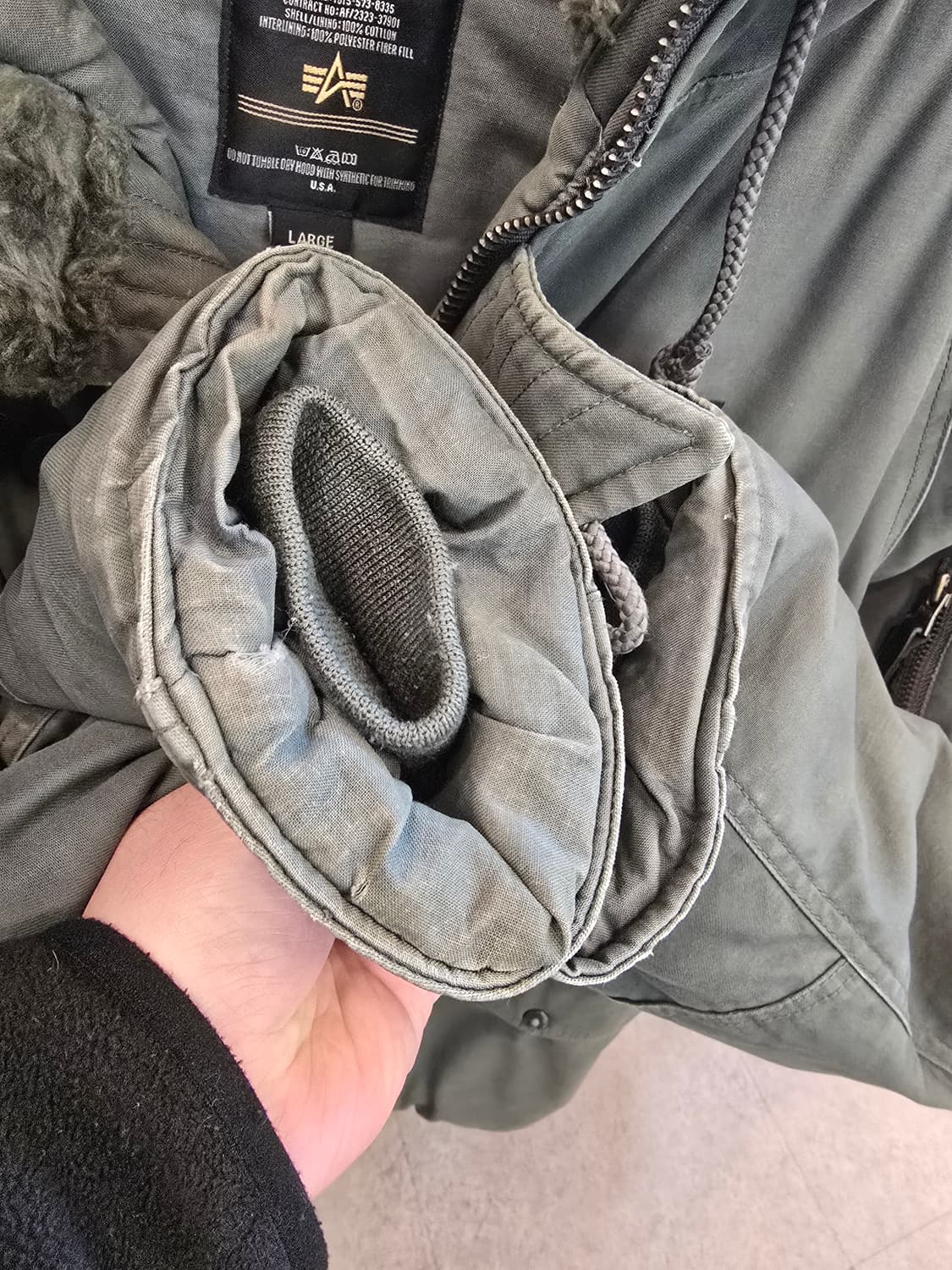 알파인더스트리  N3B 야상 점퍼 상품이미지5