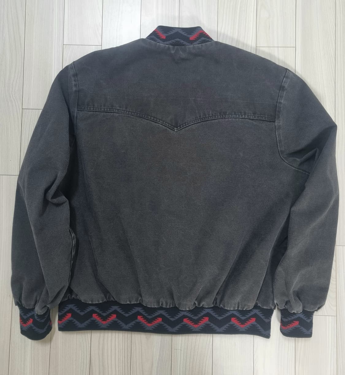 월즈 빈티지 산타페 아즈텍 워크자켓 블랙 80s90s 상품이미지4