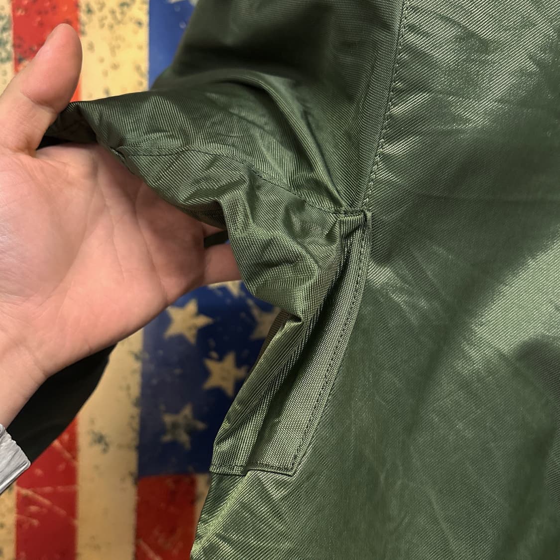 80s 오리지널 U.S. NAVY A-1 덱자켓 브라운 코듀로이 N436 상품이미지6