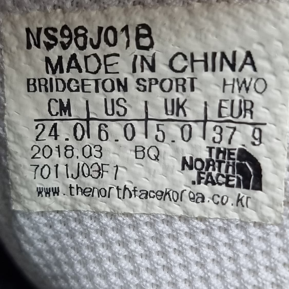 노스페이스 브리지튼 스포츠슈즈  240 상품이미지6