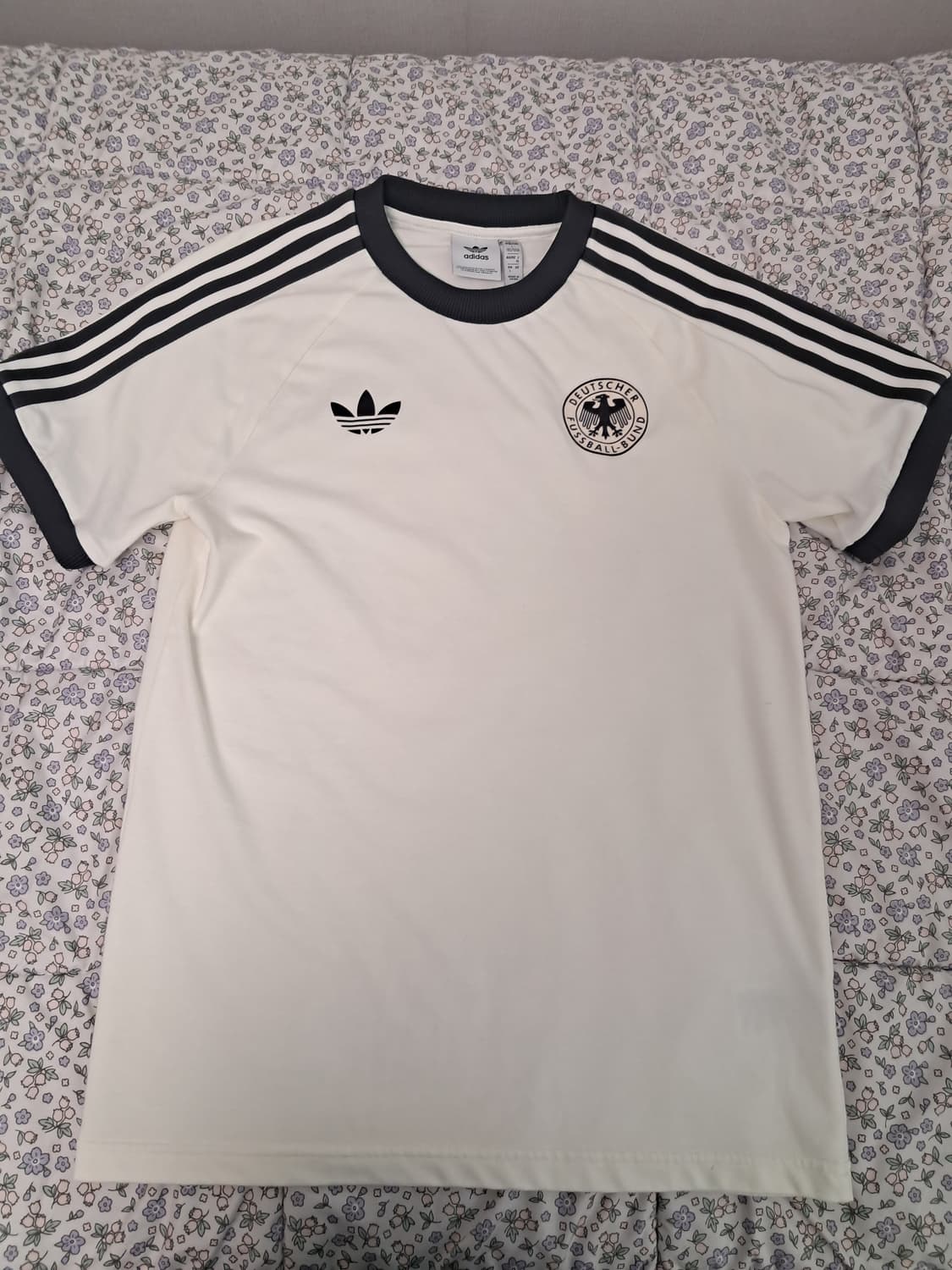 아디다스 독일 아디컬러 클래식 삼선 티셔츠 오프 화이트 L 상품이미지1