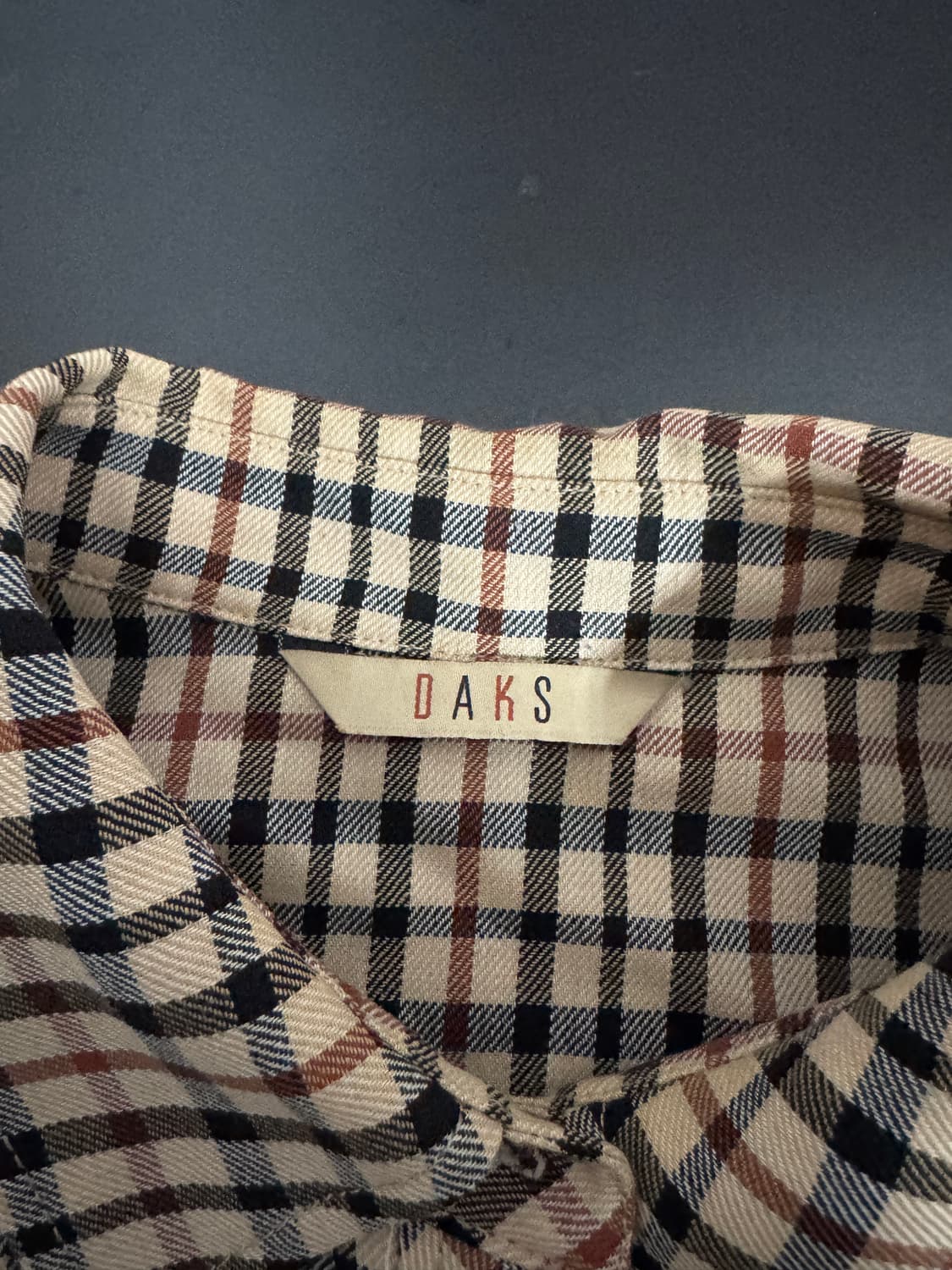 여성 닥스 daks 커스텀 시그니처 크롭 체크 셔츠 상품이미지3