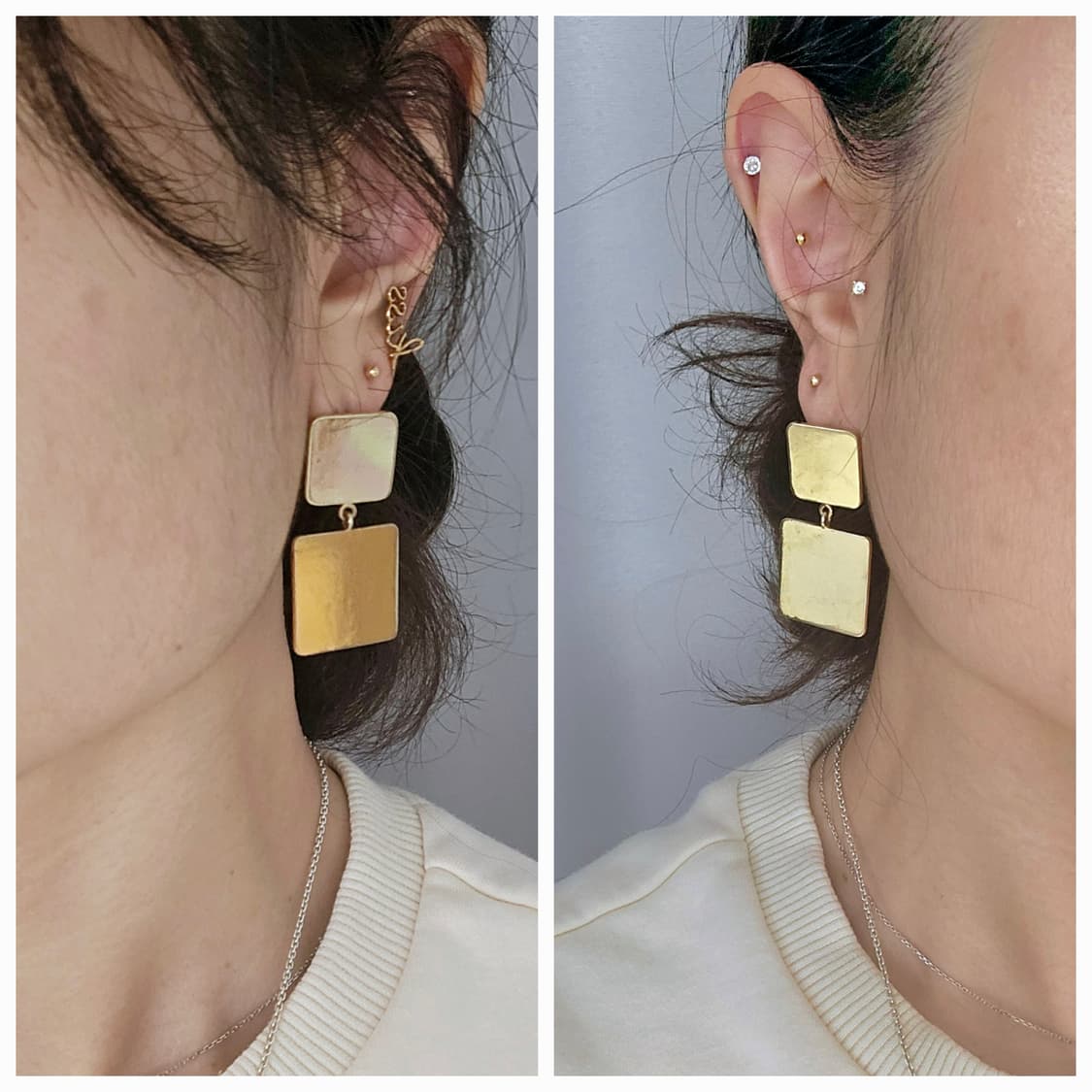이자벨마랑 빈티지 스퀘어 귀걸이 [정품] 상품이미지4