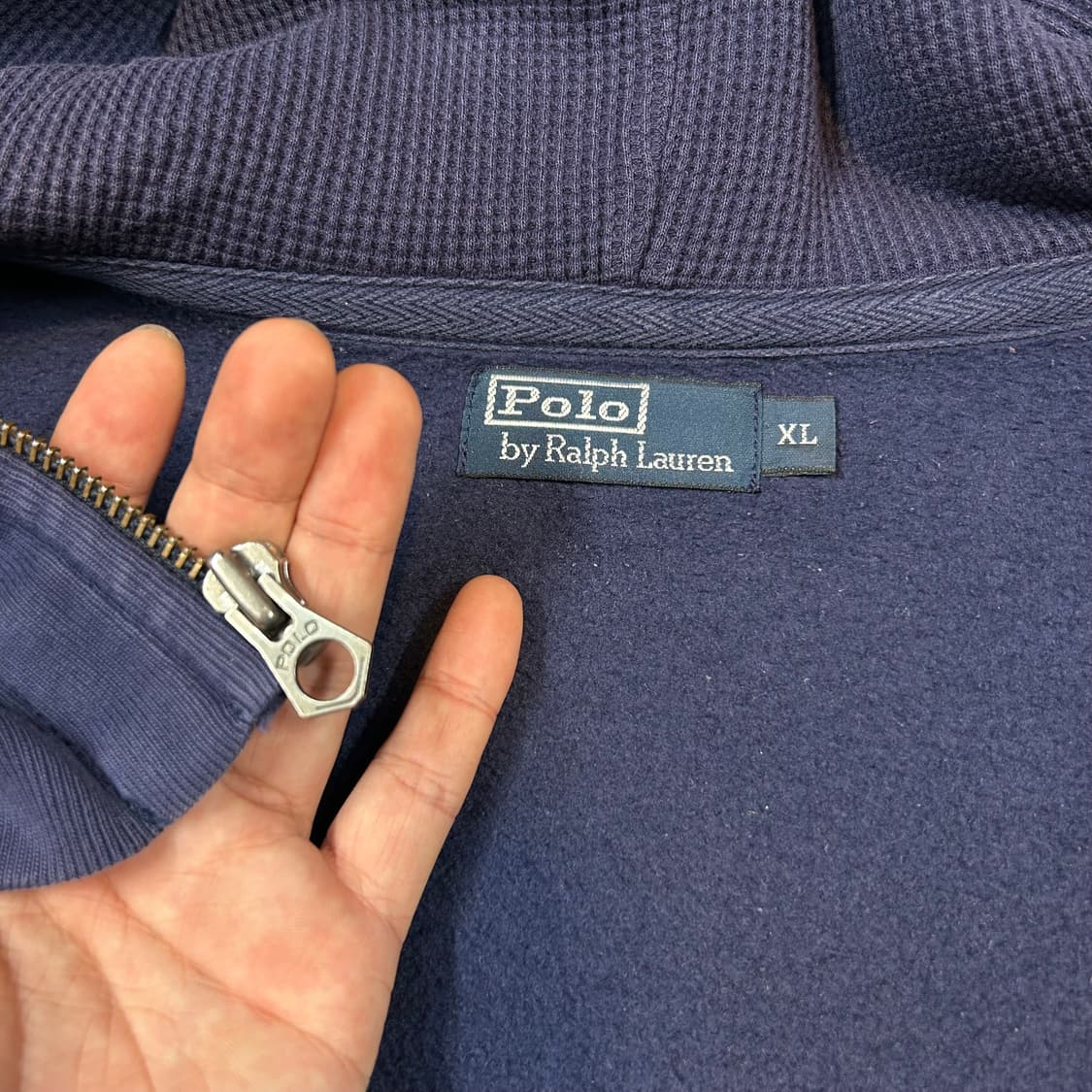 XL) 폴로 랄프로렌 두산 써멀 후드집업 네이비 상품이미지8