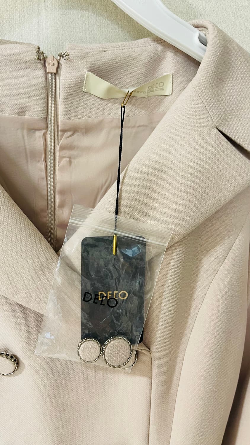 택달린 새상품) 데코DECO 카이로 벨티드 원피스(S) 정가 619,00 상품이미지4