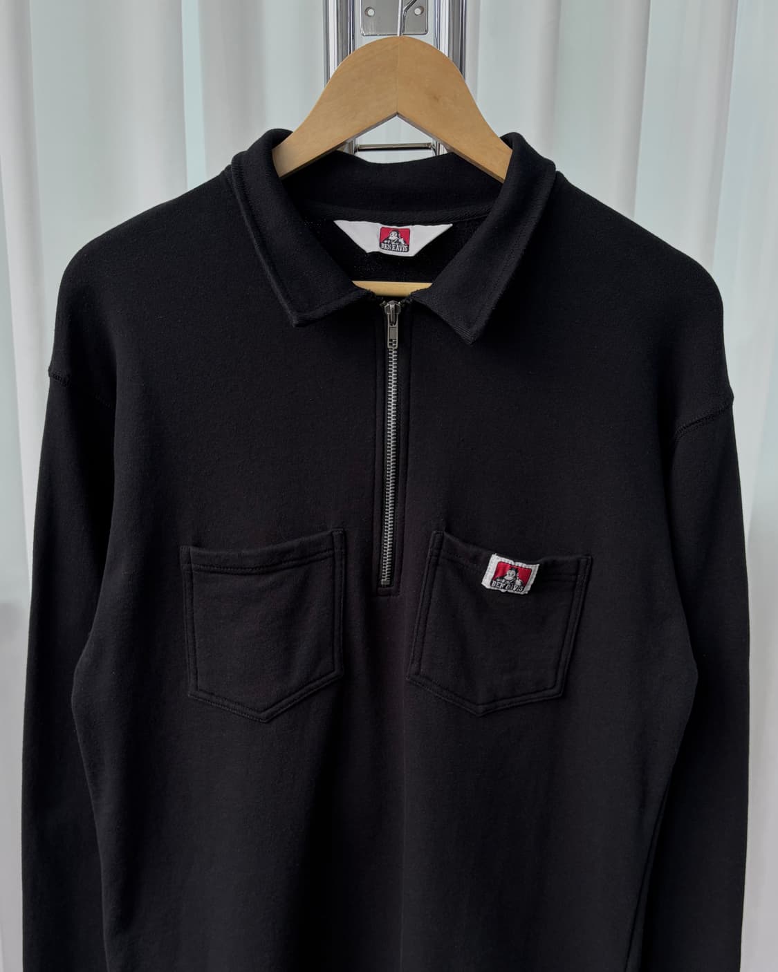 [L]벤 데이비스 하프집업 스웻 셔츠 맨투맨 상품이미지4