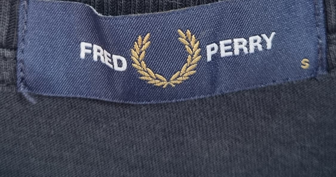 S ) 프레드페리 블랙 반팔티 상품이미지3