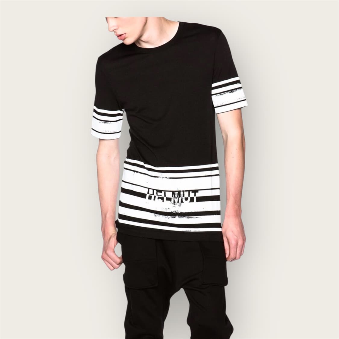 S/ 헬무트랭 디스트레스드 저지 아카이브 반팔 상품이미지1