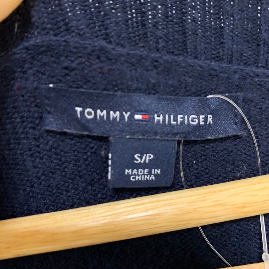 타미힐피거 빈티지 노르딕 사슴 패턴 니트 스웨터 네이비 S 상품이미지8