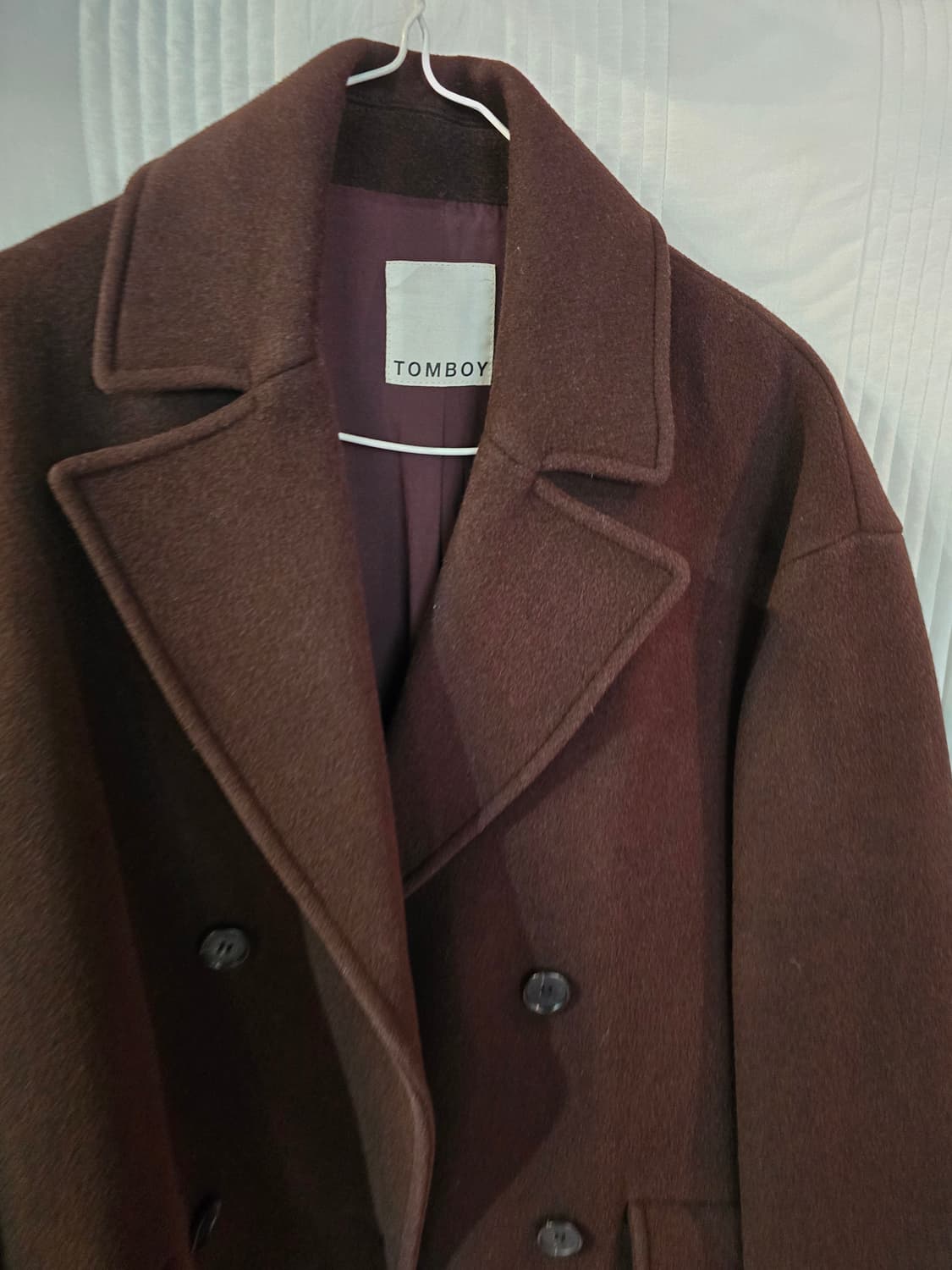 톰보이 오버핏코트  상품이미지1