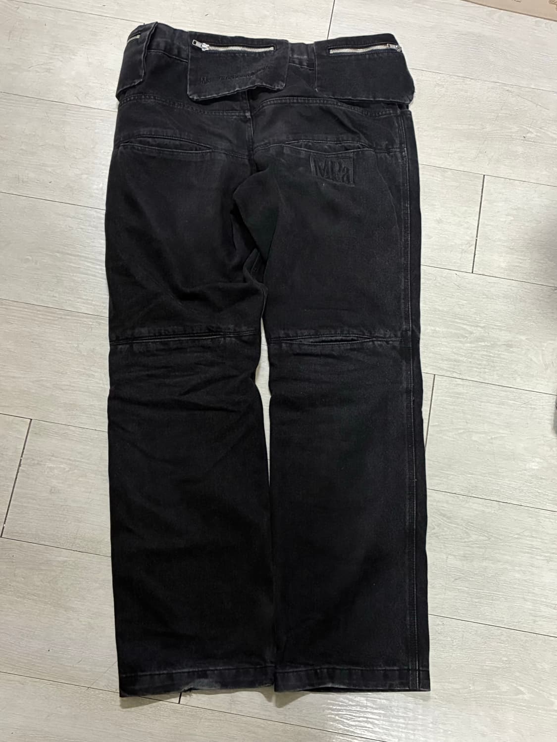 [M] 플라스틱 플로덕트 MPa BAG PANTS 백팬츠 블랙 상품이미지4