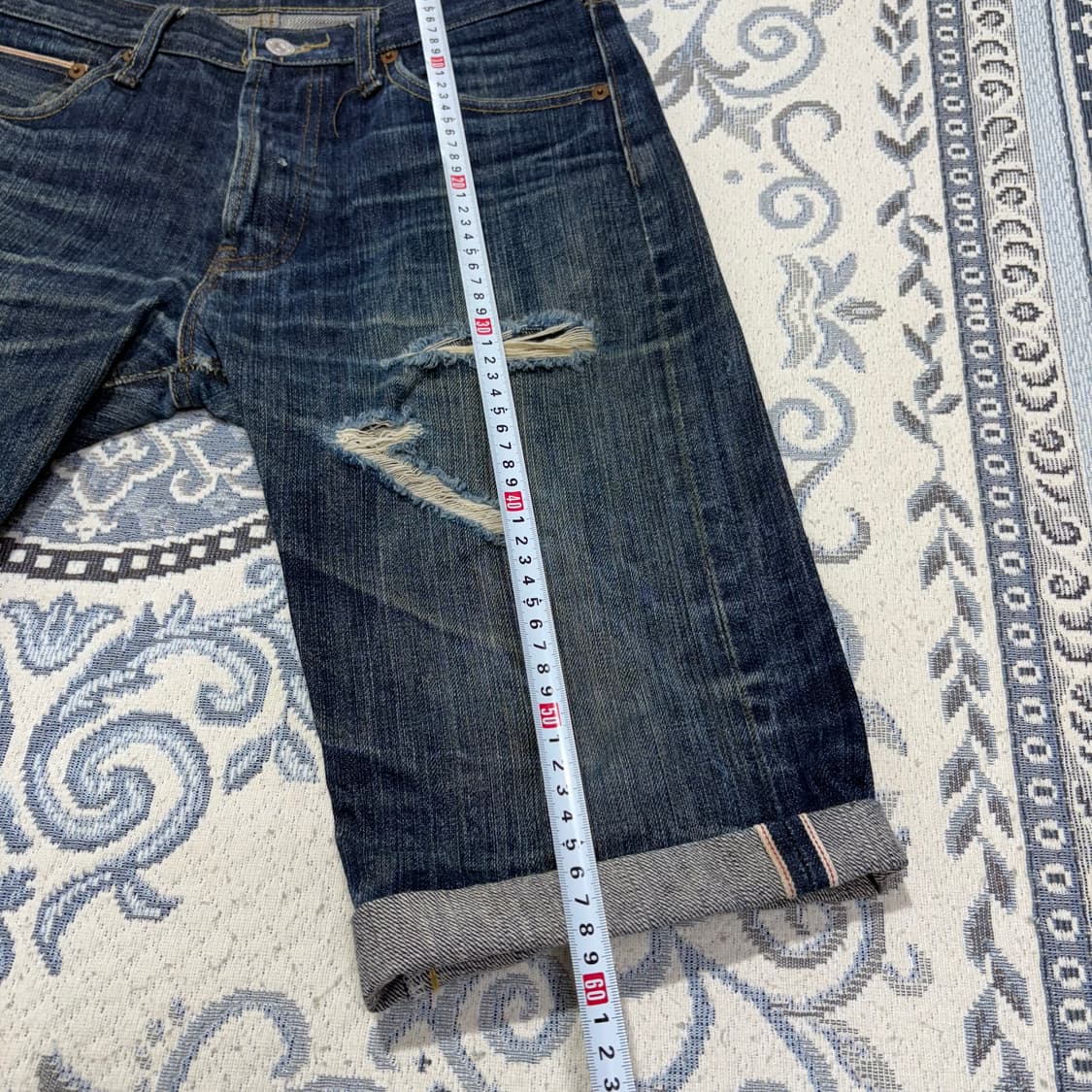 Levi’s 501 (Made in USA) 커스텀 숏 팬츠  상품이미지4