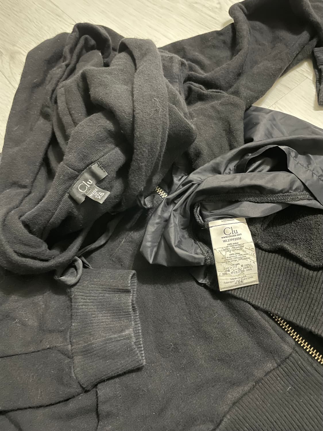 clu 믹스 후드집업2-36 상품이미지2