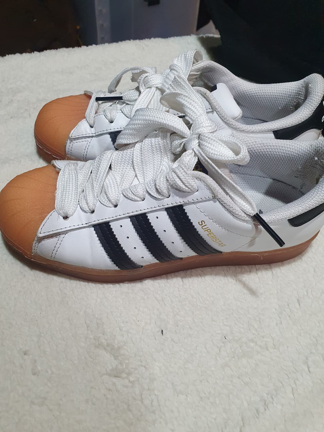 아디다스 슈퍼스타 흰검 운동화225 상품이미지6