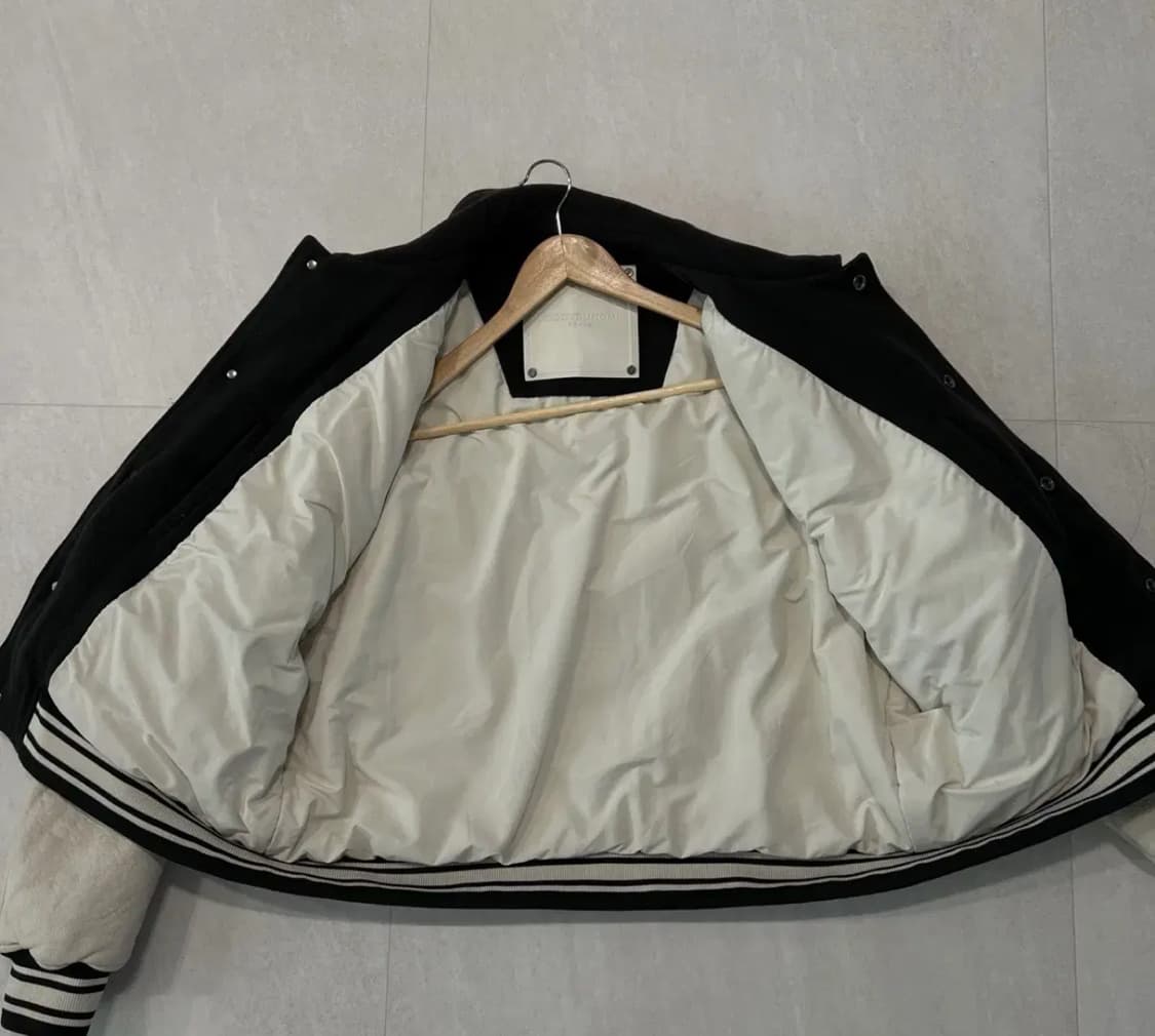 우영미 그레이 바시티 자켓 상품이미지8