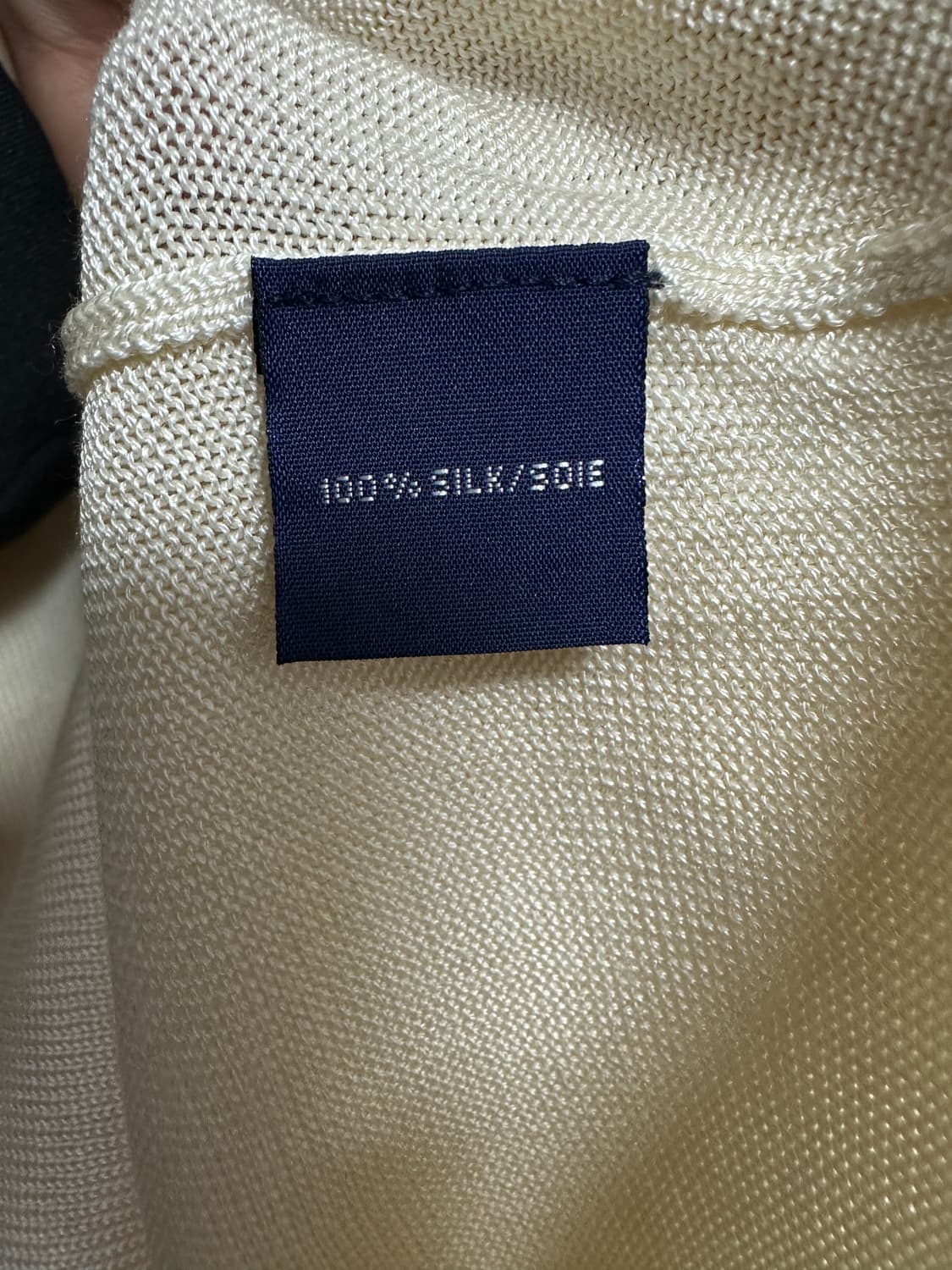 폴로 브이넥 반팔 니트 상품이미지4