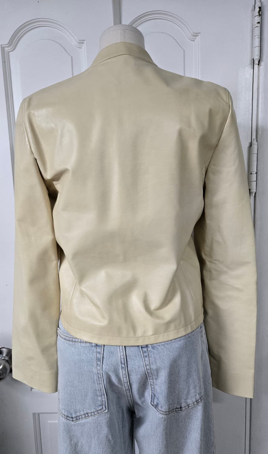 캘빈클라인 옐로우 레더자켓 상품이미지5