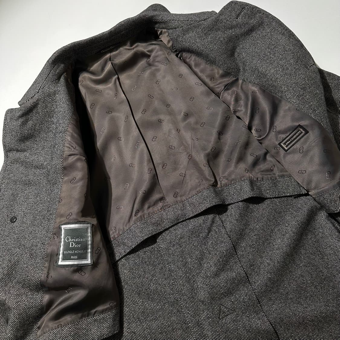 크리스챤 디올 울 캐시미어 싱글 발마칸 코트 상품이미지7