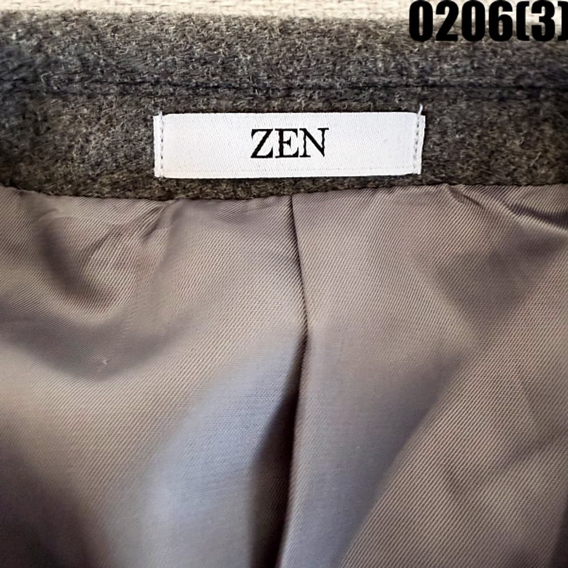 [100] ZEN 젠 슬림핏 남성 반코트 0206(3) 상품이미지4