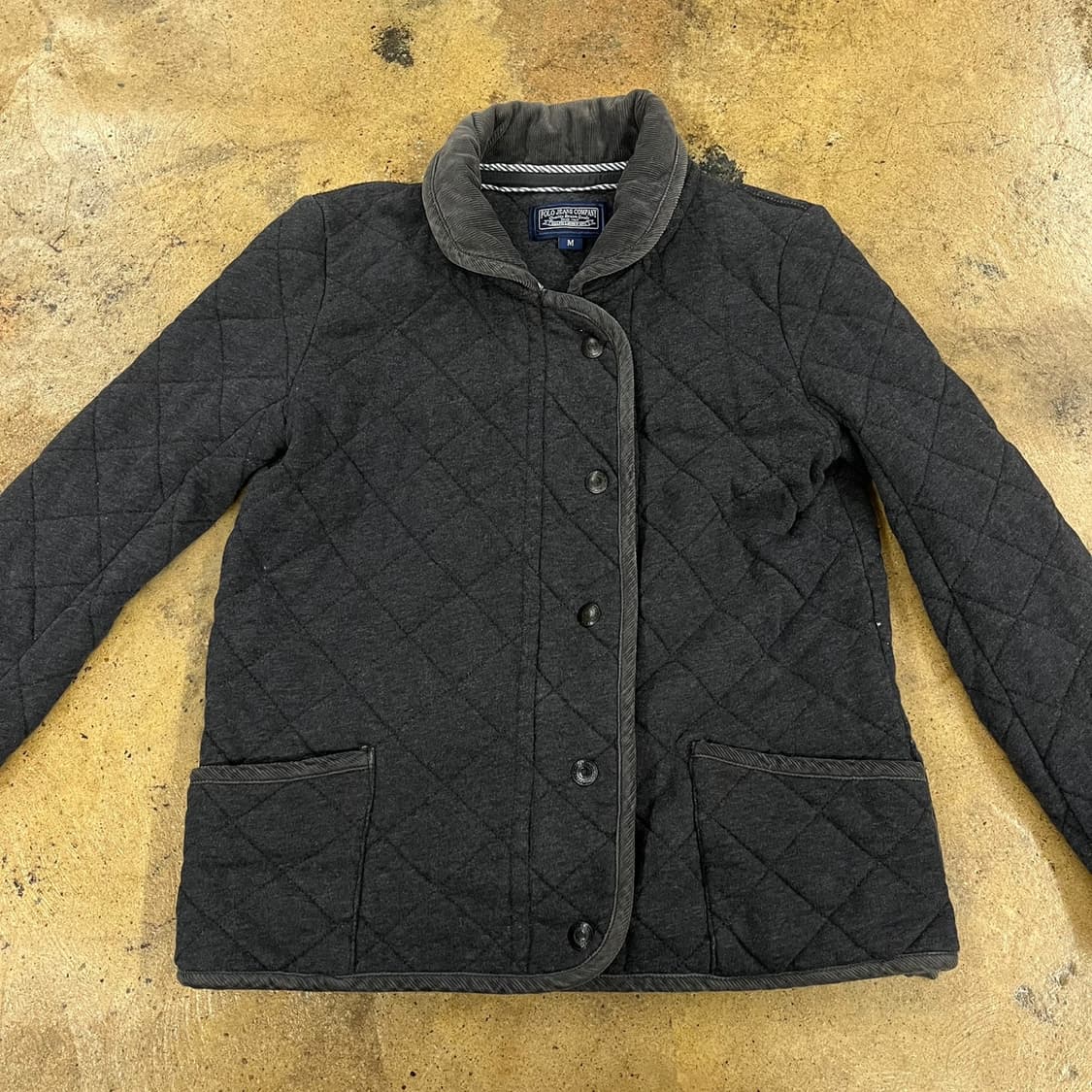 [정품/M] 폴로 진스 랄프로렌 퀼팅 자켓 차콜 b17 상품이미지3