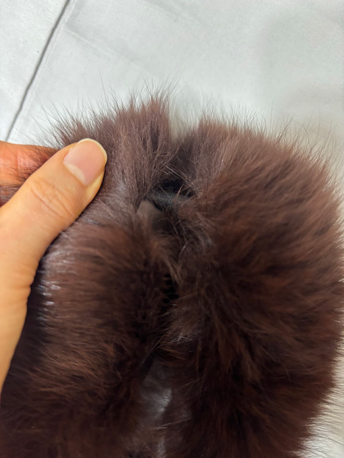 천연 폭스퍼 워머 자석형/모피 목도리/새거수준 상품이미지4