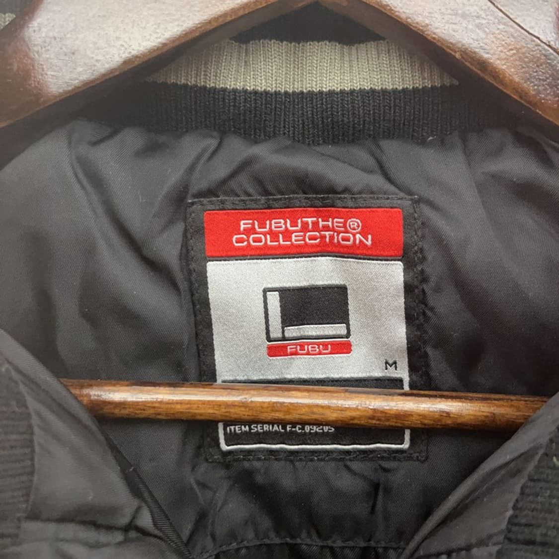 푸부 FUBU 올드스쿨 레트로 키치 레이싱 패딩 자켓 M C09663 상품이미지5