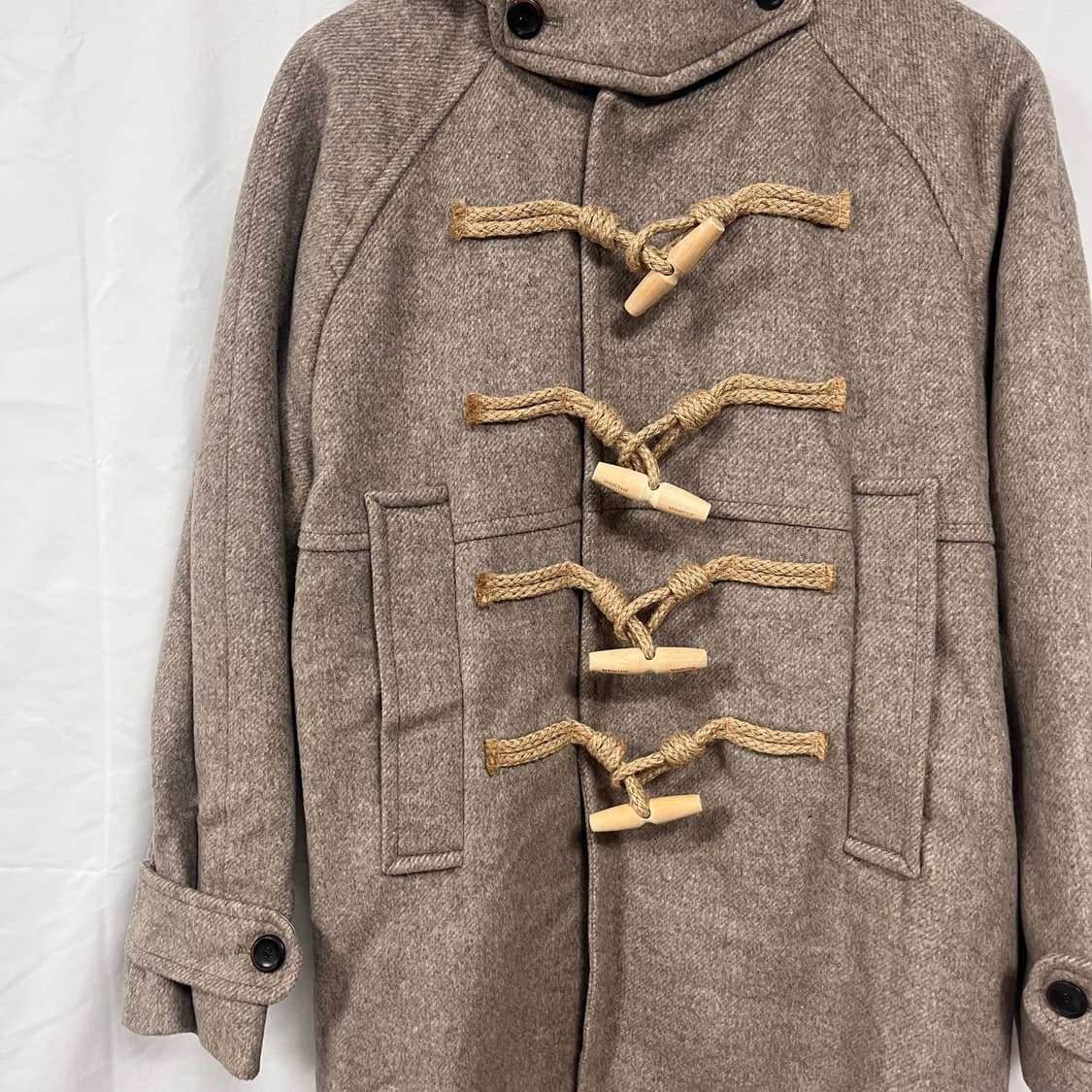 마리떼프랑소와저버 후디 롱 더플 코트 상품이미지4