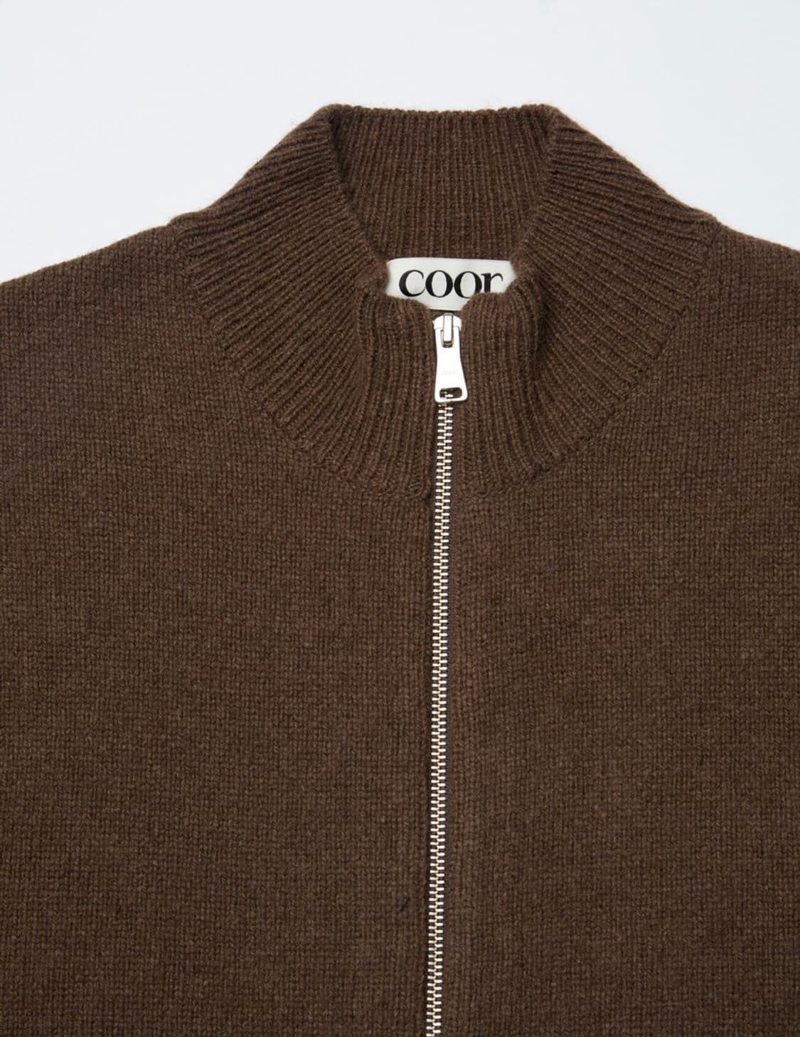 (새상품) 쿠어 알파카 블렌드 니트집업 스웨터 상품이미지6